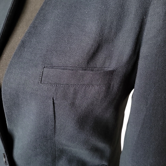 Banana Republic Navy Blue Blazer Women's Size 0 Petite - Picture 7 of 10